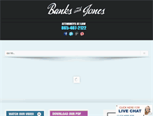 Tablet Screenshot of banksjones.com